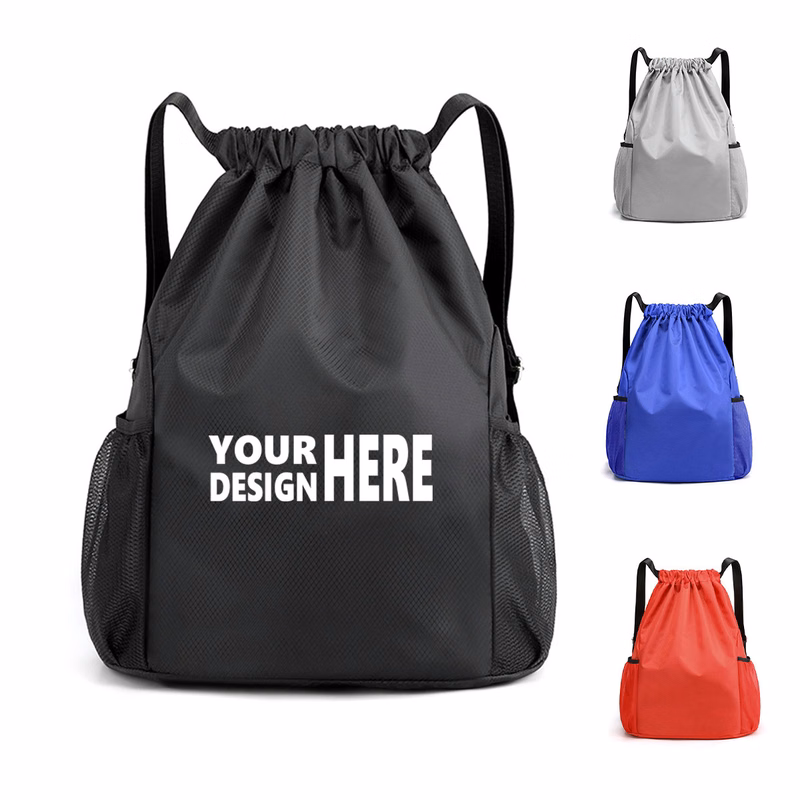 Waterproof Oxford Drawstring Bag for Sports and Fitness