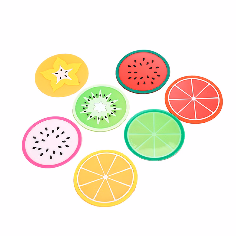 Pvc Round Coasters 4"*4"