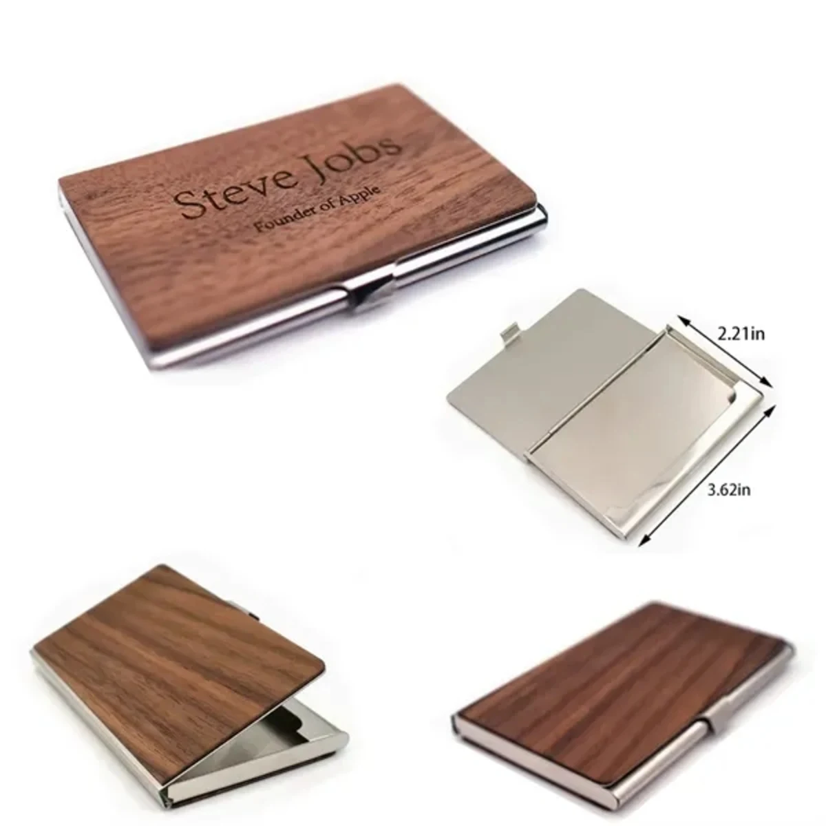 Wooden business card box
1