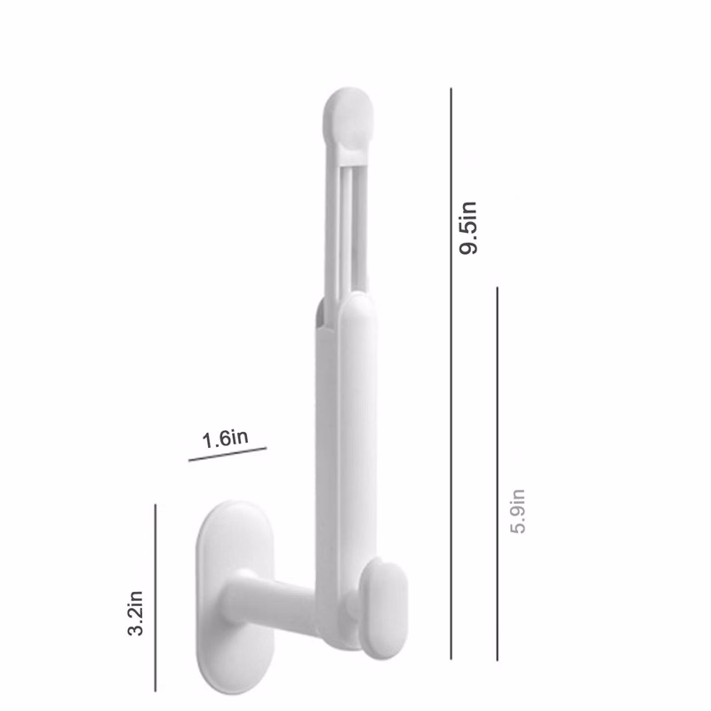 Multi functional L-shaped perforation-free Adjustable hook