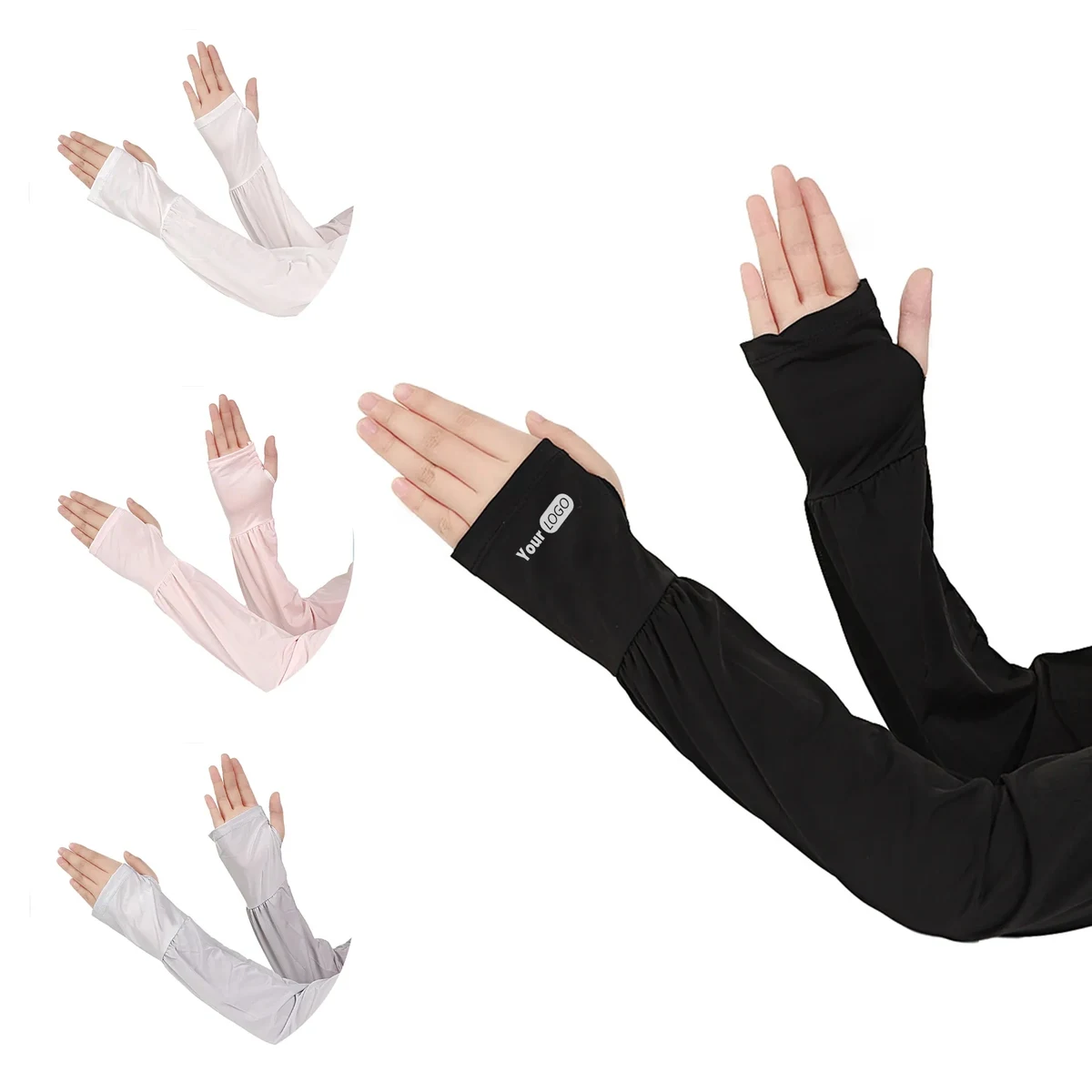 Nylon Summer Sunscreen Breathable Ice Silk Sleeves 1