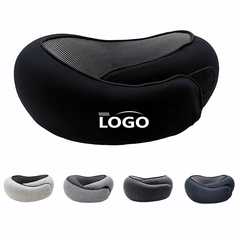 Memory Foam U-Shaped Travel Pillow-Compact