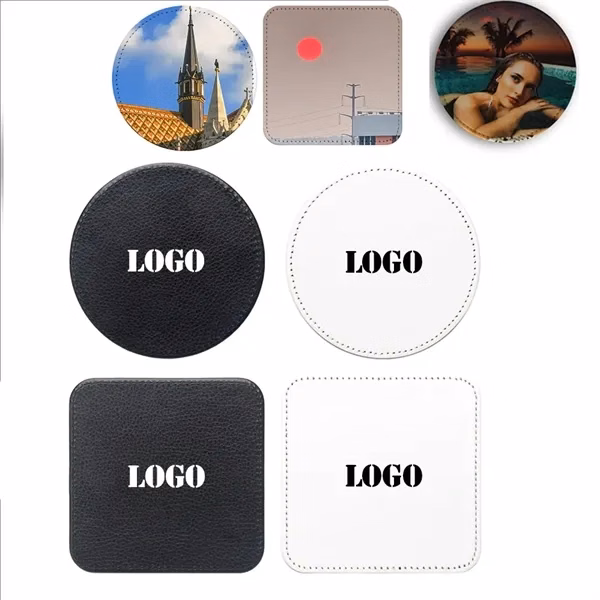 Leather Tea Cup Pad for Commutes, Fitness and Travel