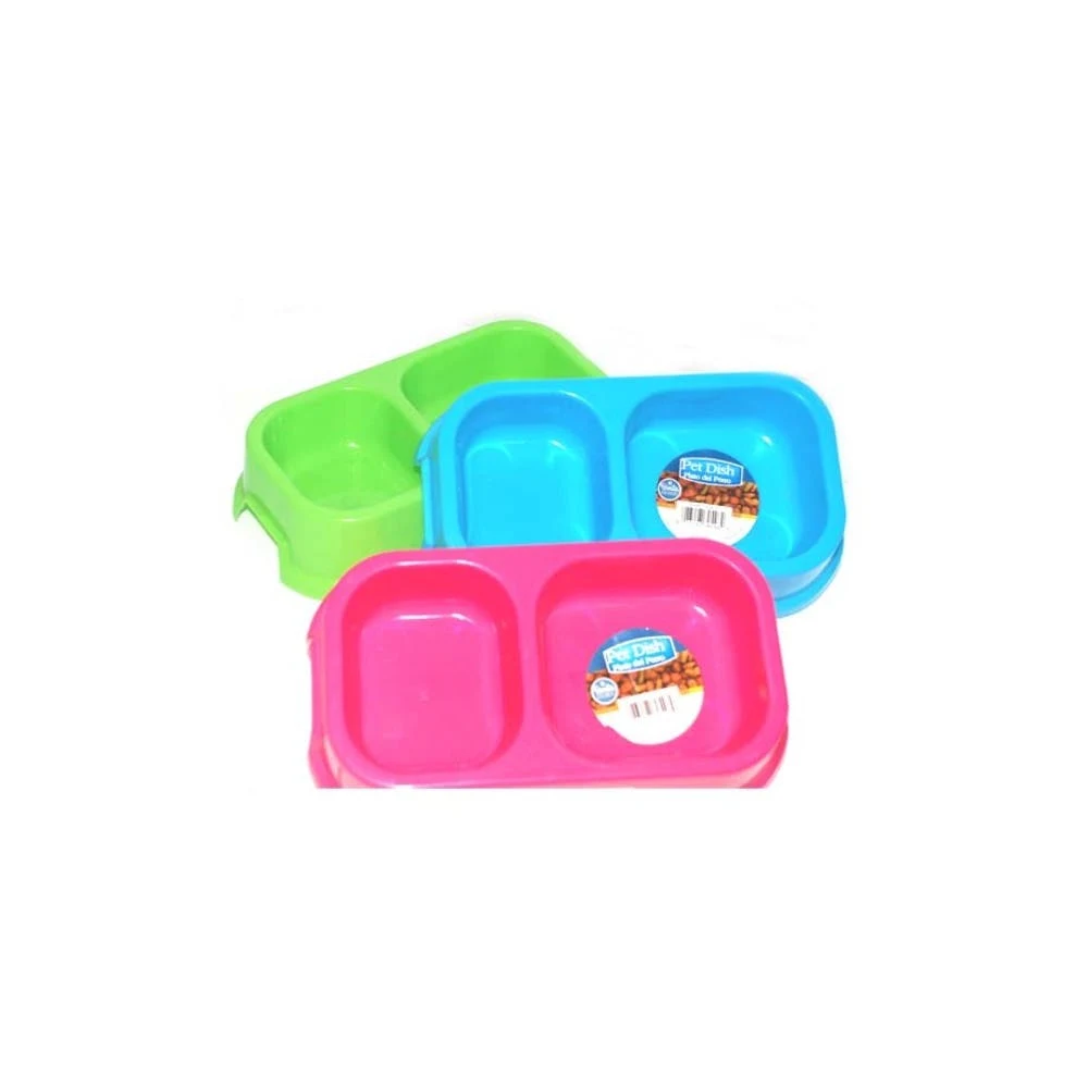 Plastic Pet Bowls - Assorted 1