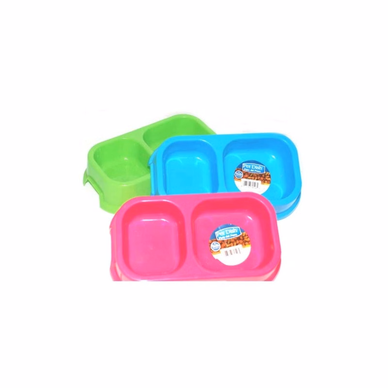 Plastic Pet Bowls - Assorted