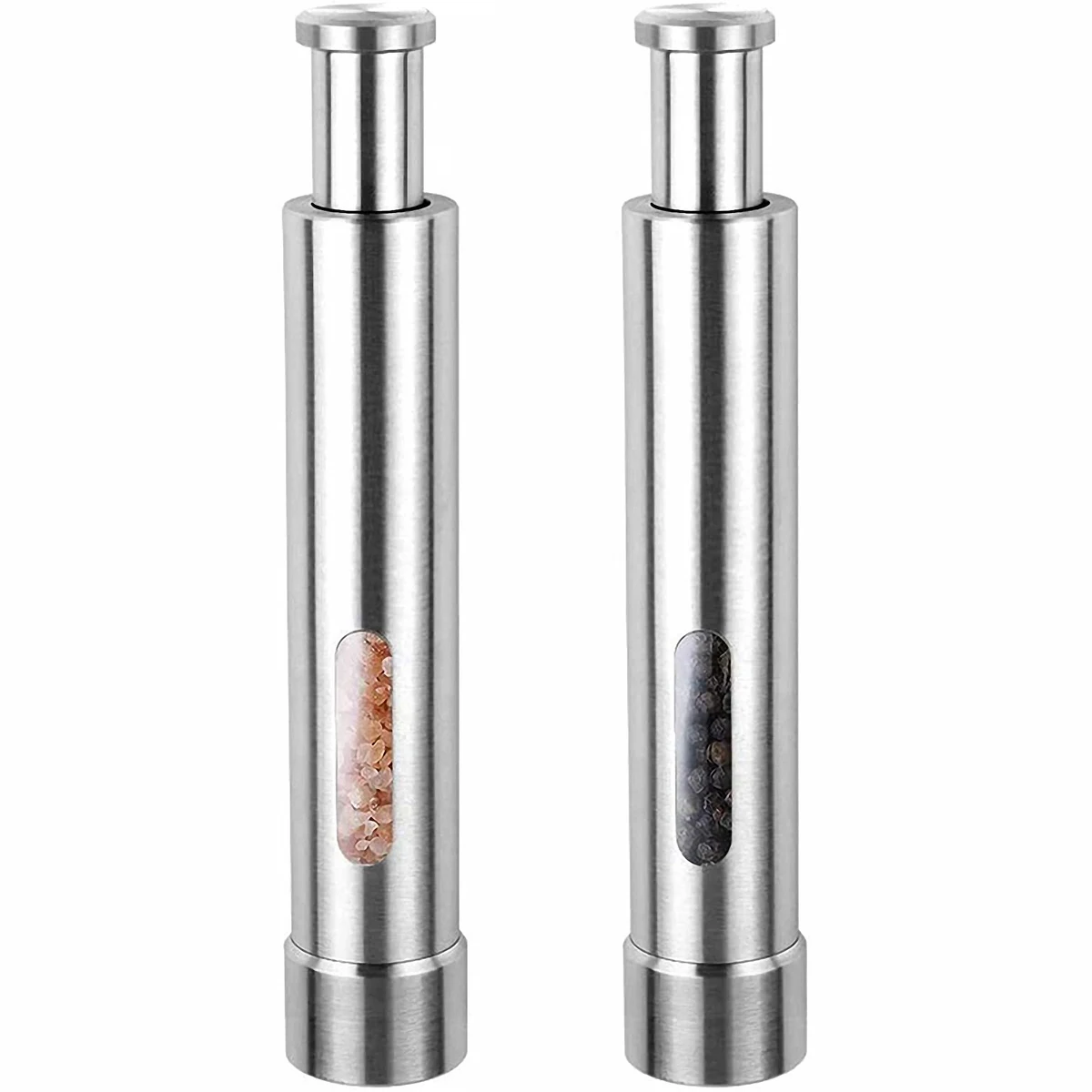 Stainless Steel Salt and Pepper Grinder Set 1