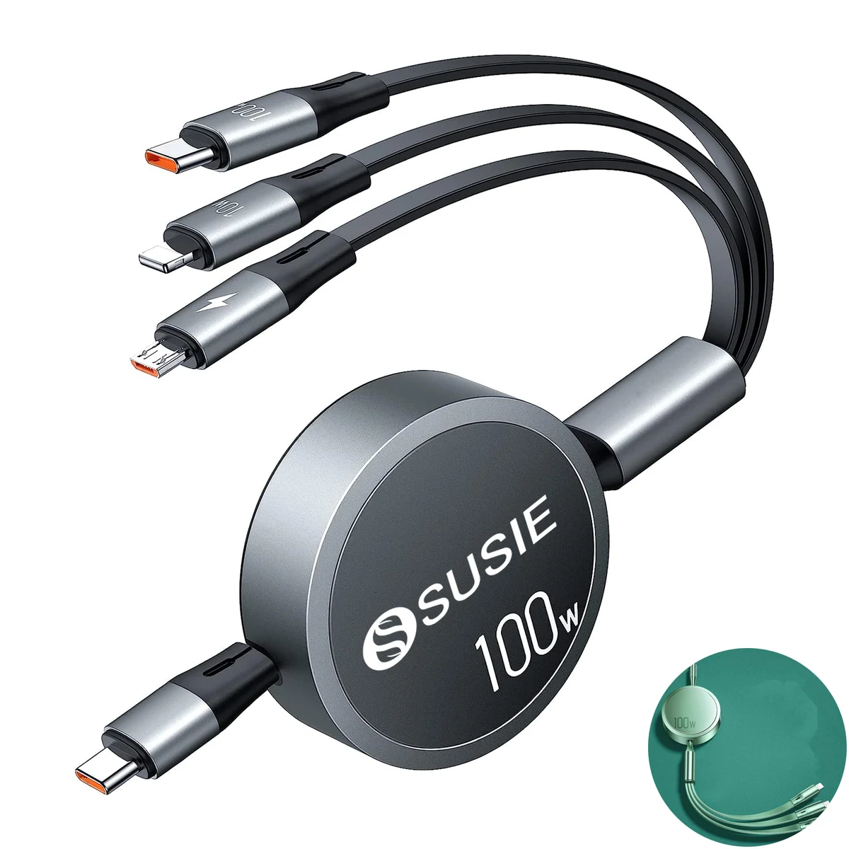 Multi Functional And Scalable Three In One Data Cable 1