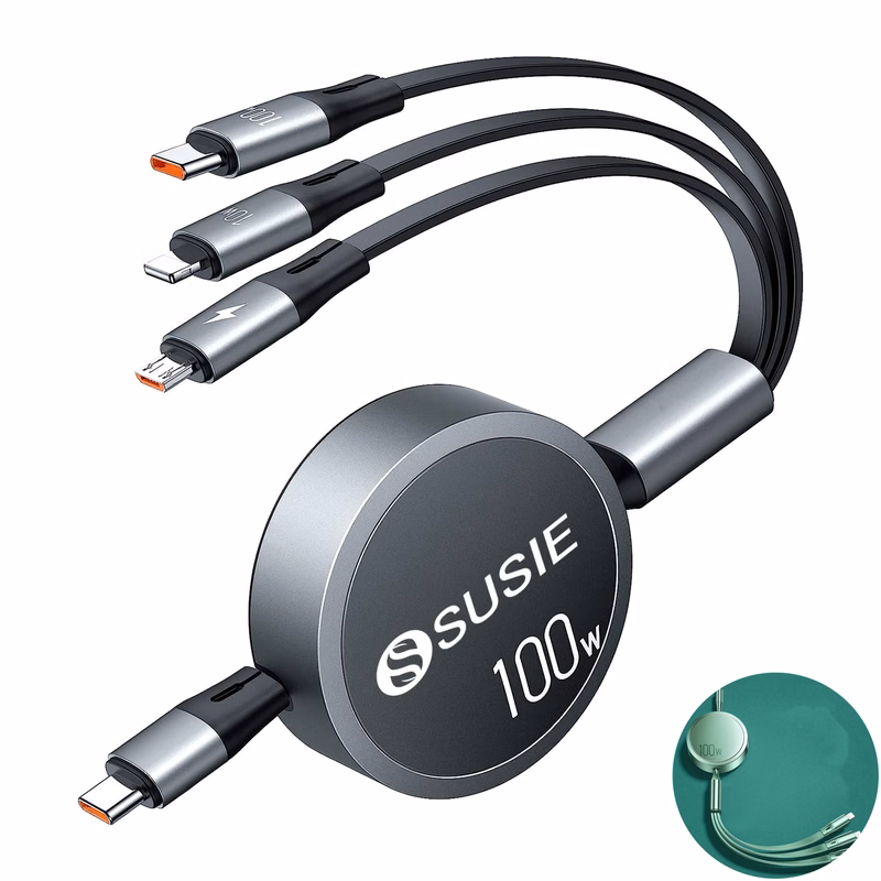 Multi Functional And Scalable Three In One Data Cable