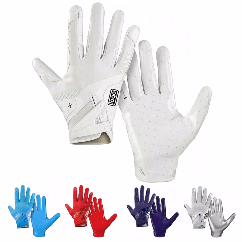 Customizable Grip Boost Football Gloves