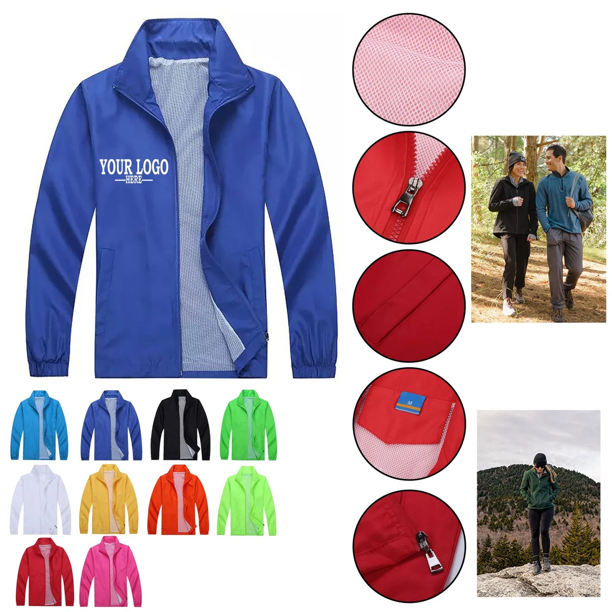 Team Crew Golf Shell Jacket 1