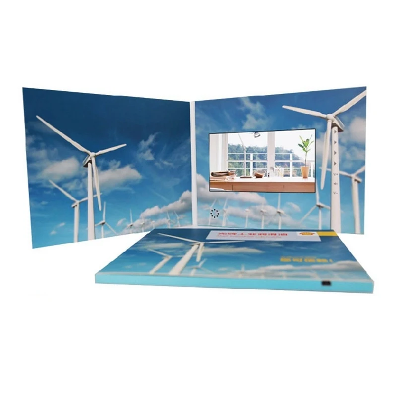 7" LCD Video Mailer Brochure 1GB 1