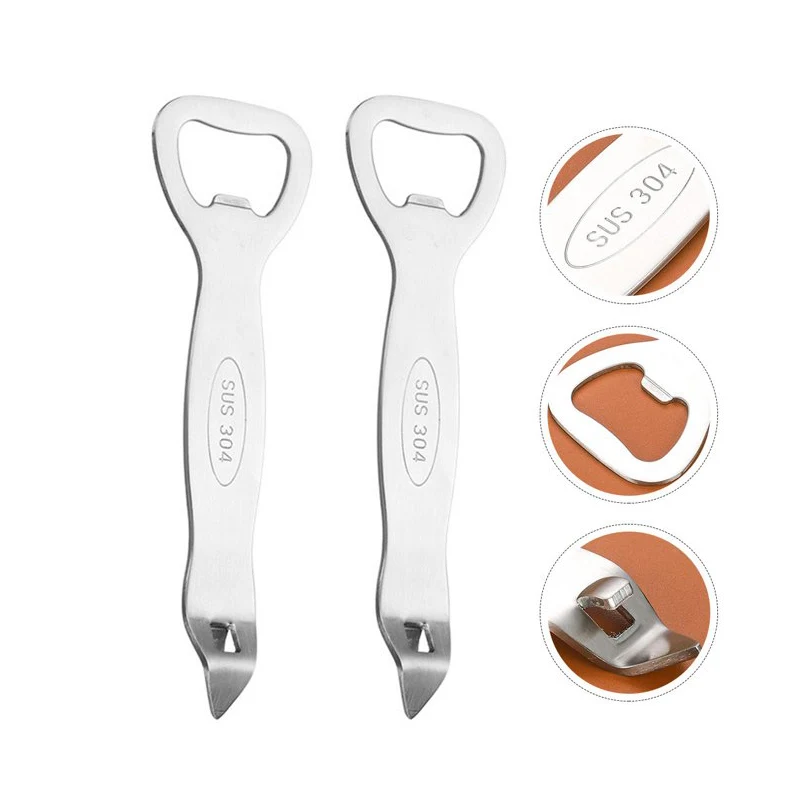 Stainless Steel Bottle Opener And Can Lid Opener 1