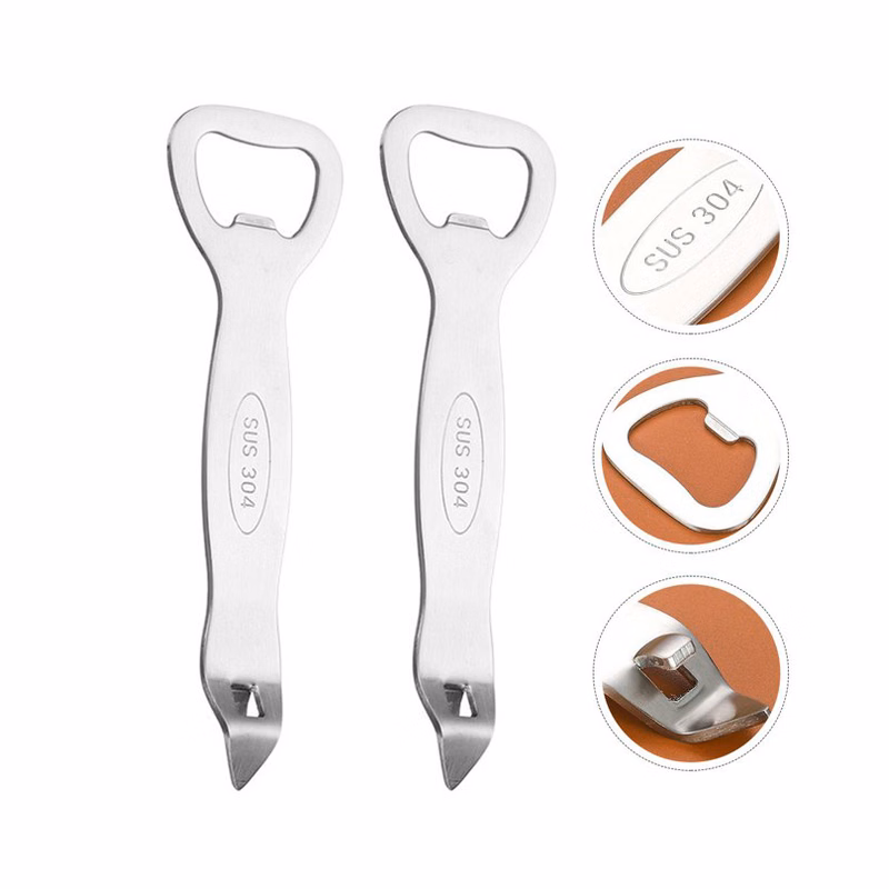 Stainless Steel Bottle Opener And Can Lid Opener