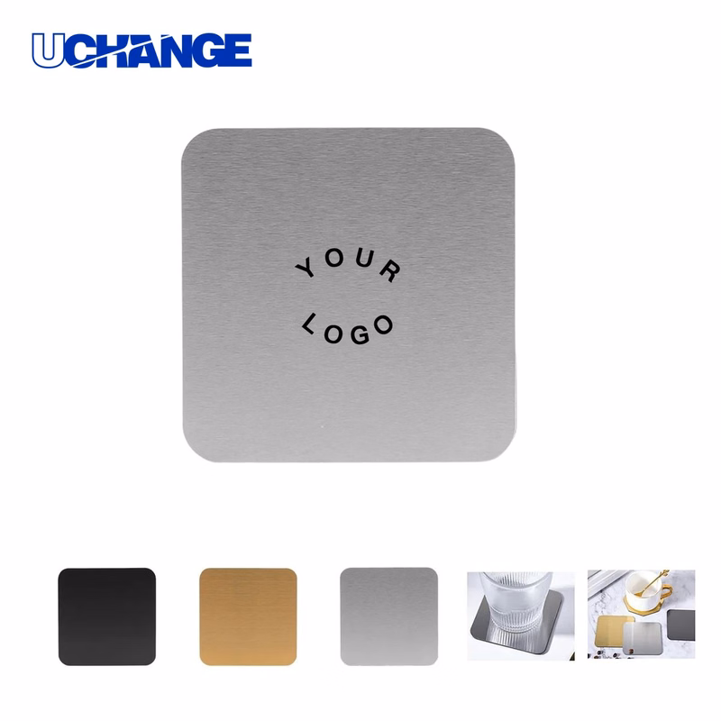 Metal Coaster with Laser Engraving Option