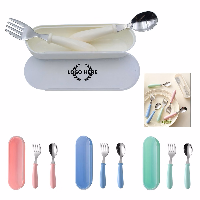 Stainless Steel Kids Tableware Case
