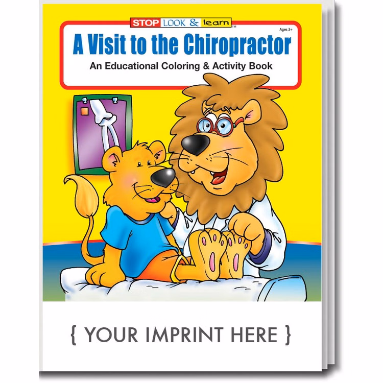 COLORING BOOK - A Visit to the Chiropractor Coloring & Activity Book