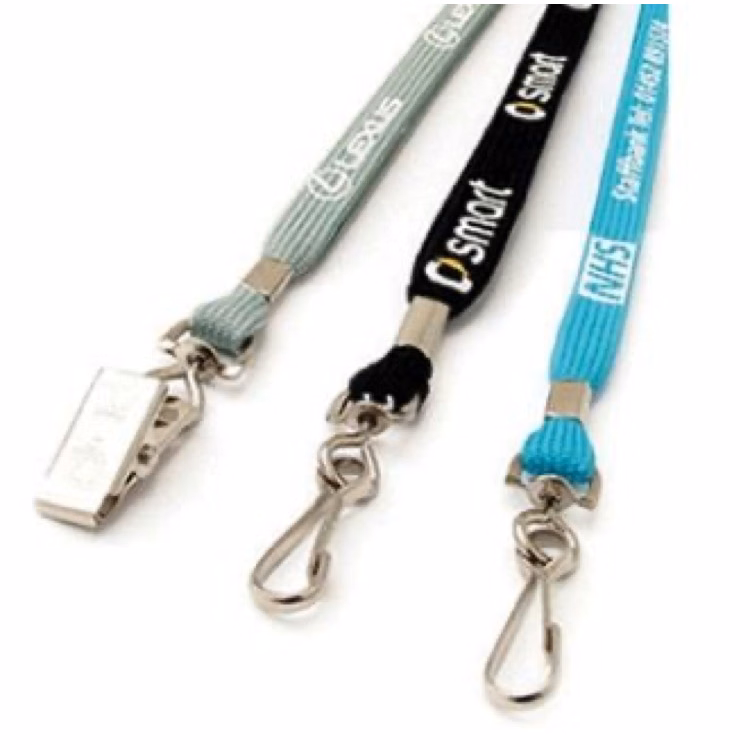 Screen Imprinted 3/8" Tubular Lanyard w/ Attachment (15 Days)