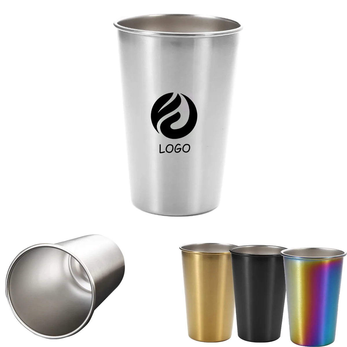 16 oz Stainless Steel Cup 1