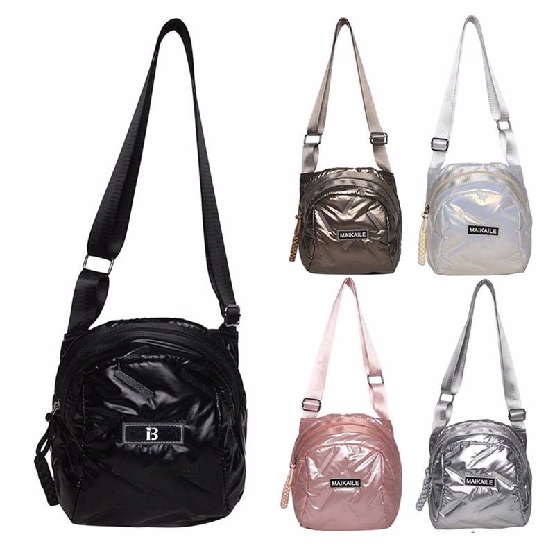 Casual Fashion Women Quilted Puffer Crossbody Bag