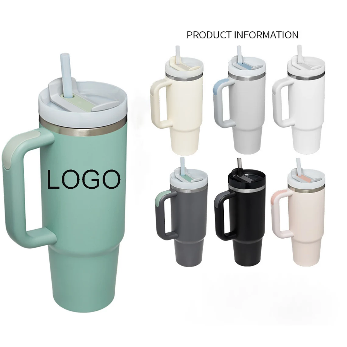 40oz Stainless Steel Insulated Coffee Tumbler 1