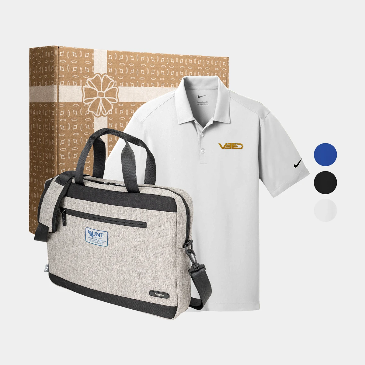 Nike Dri-FIT Polo & RejuVe® Executive Laptop Bag Gift Set 1