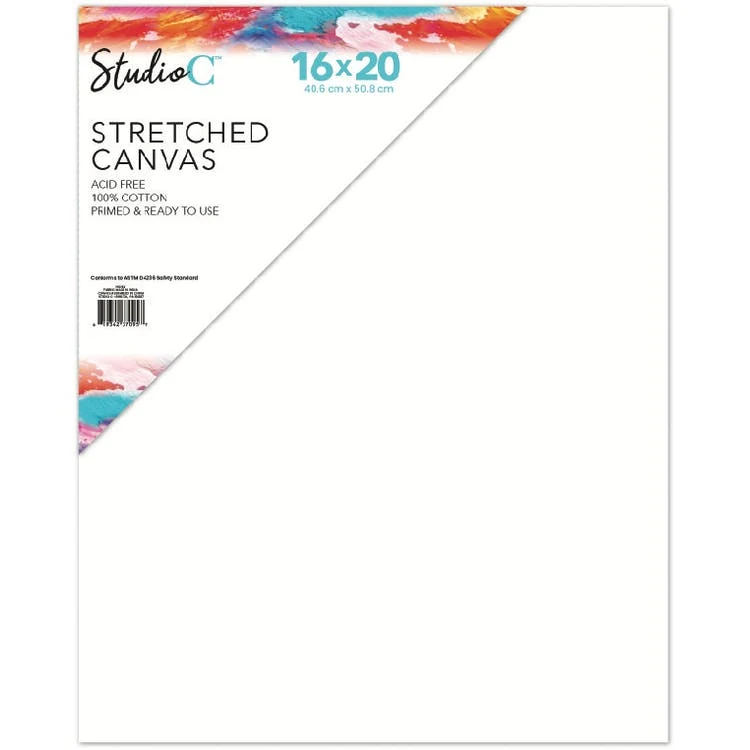 Stretched Canvas - 16" x 20" Acid Free 1