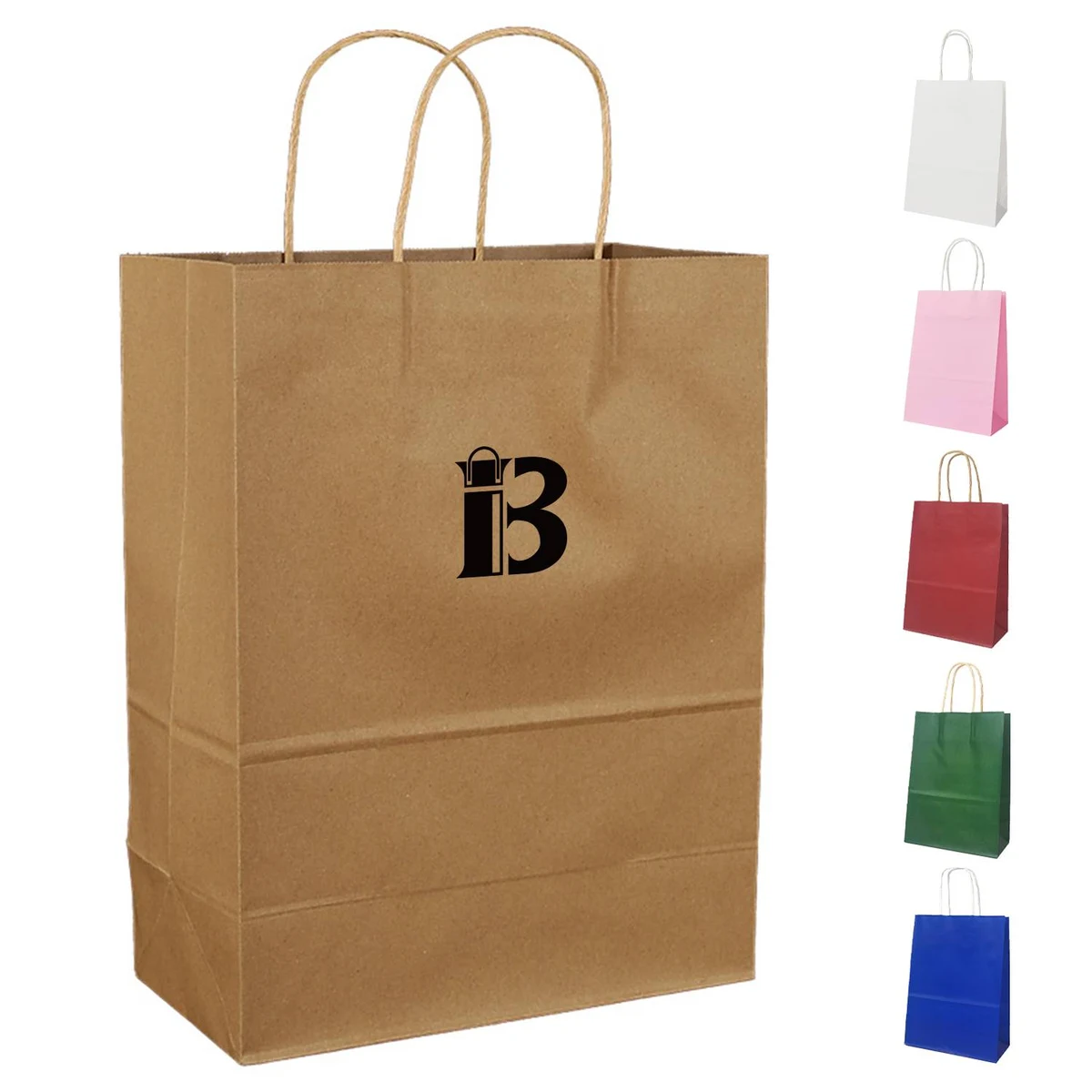 Customized Kraft Paper Gift Bag 1