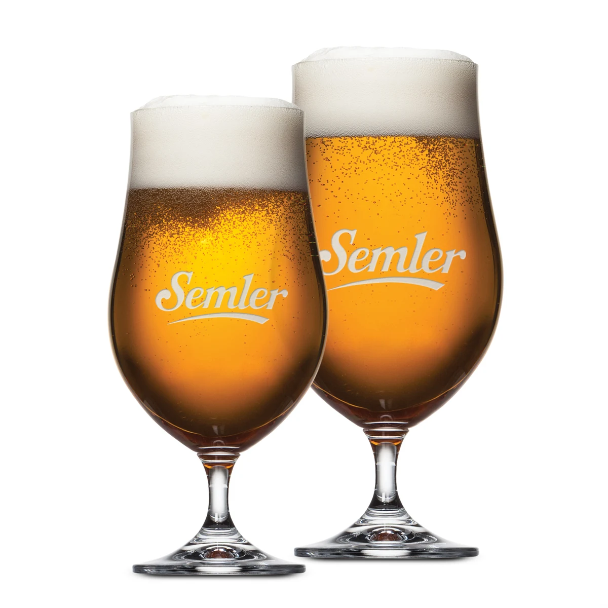 Rochdale Beer Glass - Deep Etch 1