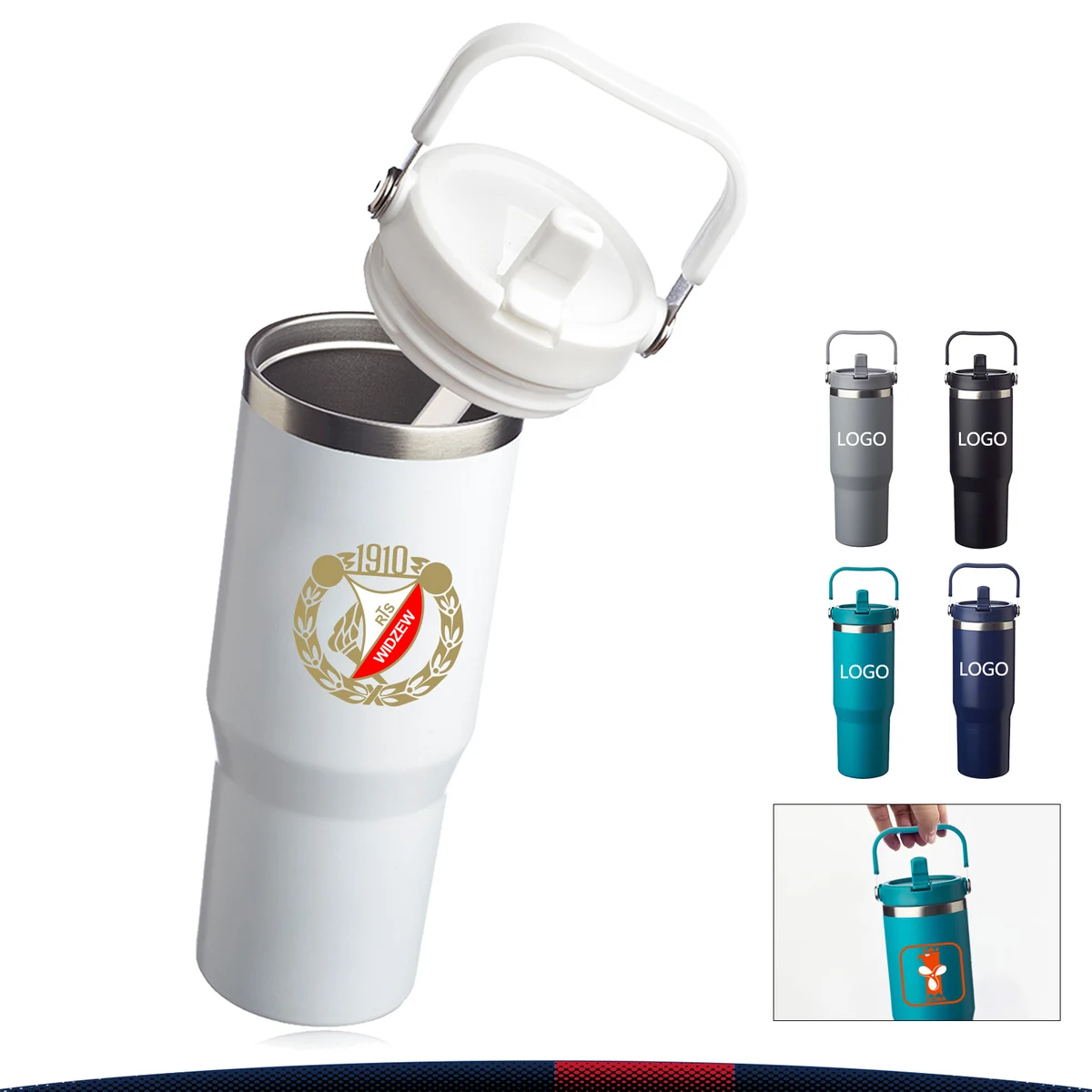 30 oz. Portable Stainless Steel Travel Mug 1