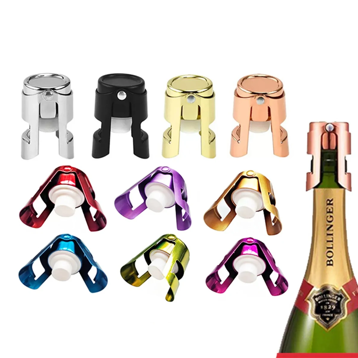 Stainless Steel Champagne Stoppers 1