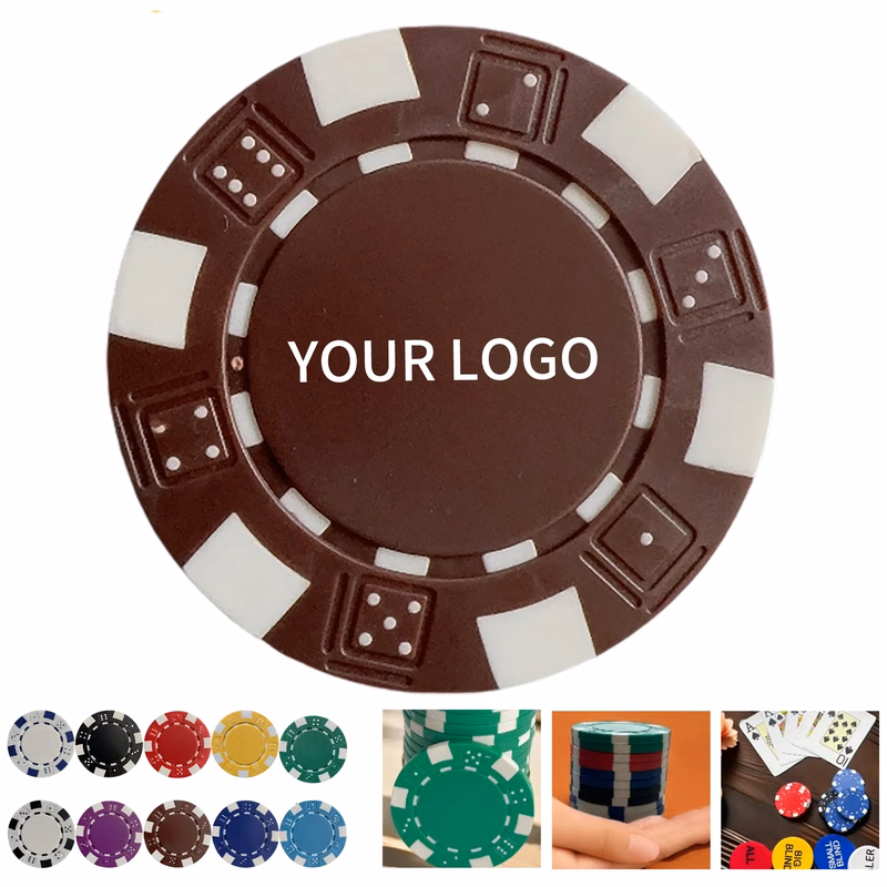 1.6 Inch ABS Poker Chip Lightweight and Reusable
