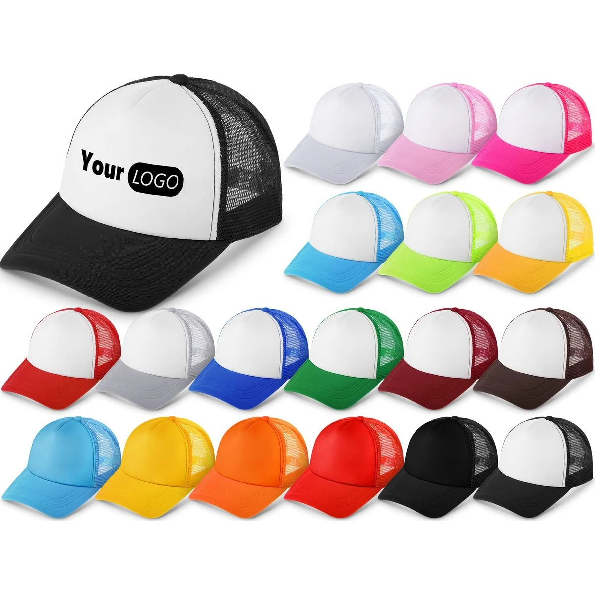 5 Panel Foam Trucker Hat 1