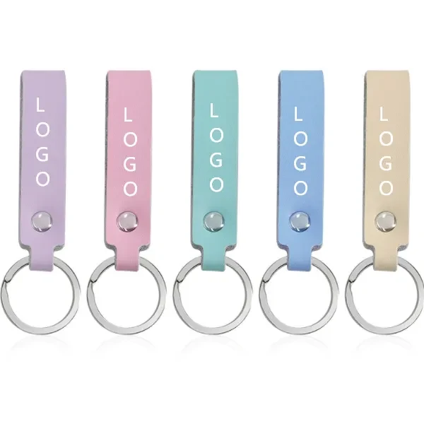 Classic Metal Leather Key Chain 1