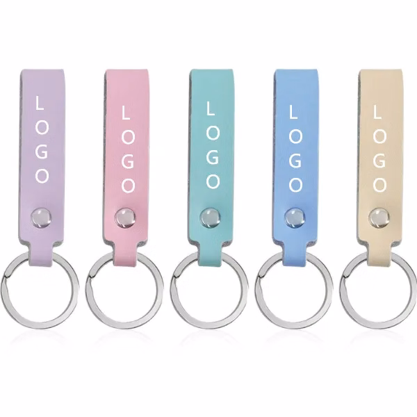 Classic Metal Leather Key Chain