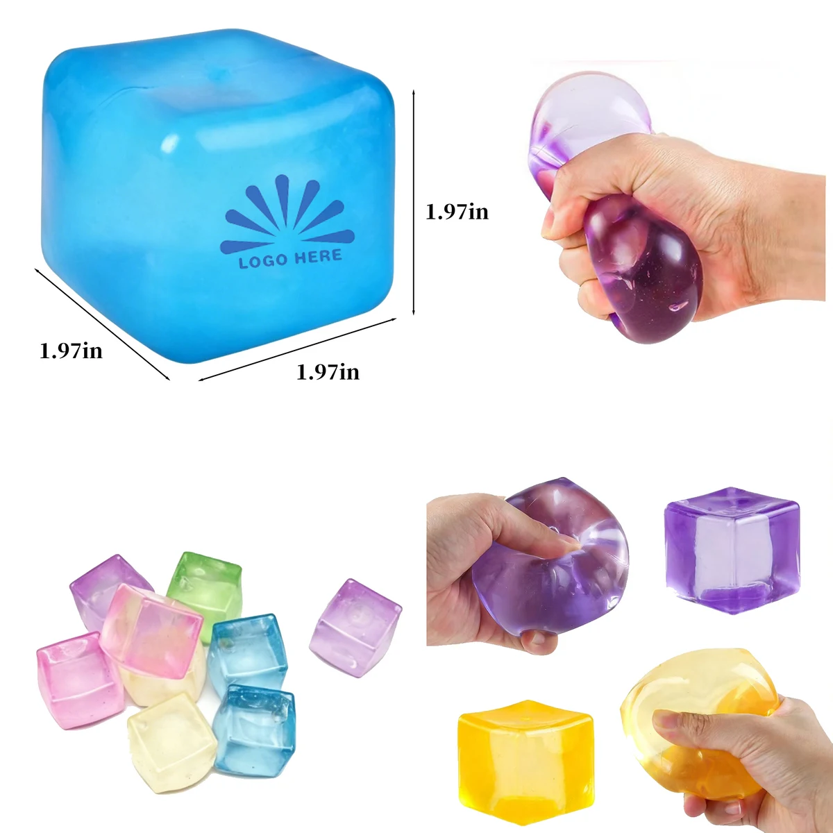 Ice Cube Squeeze Stress Toy 1