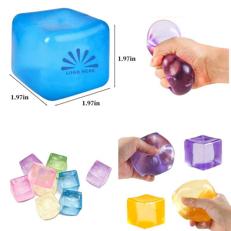 Ice Cube Squeeze Stress Toy