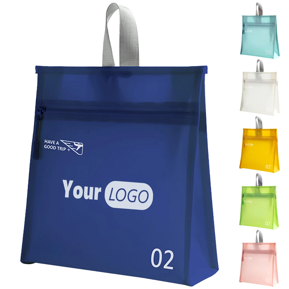 Pvc Colorful Vertical Wash And Storage Bag 1