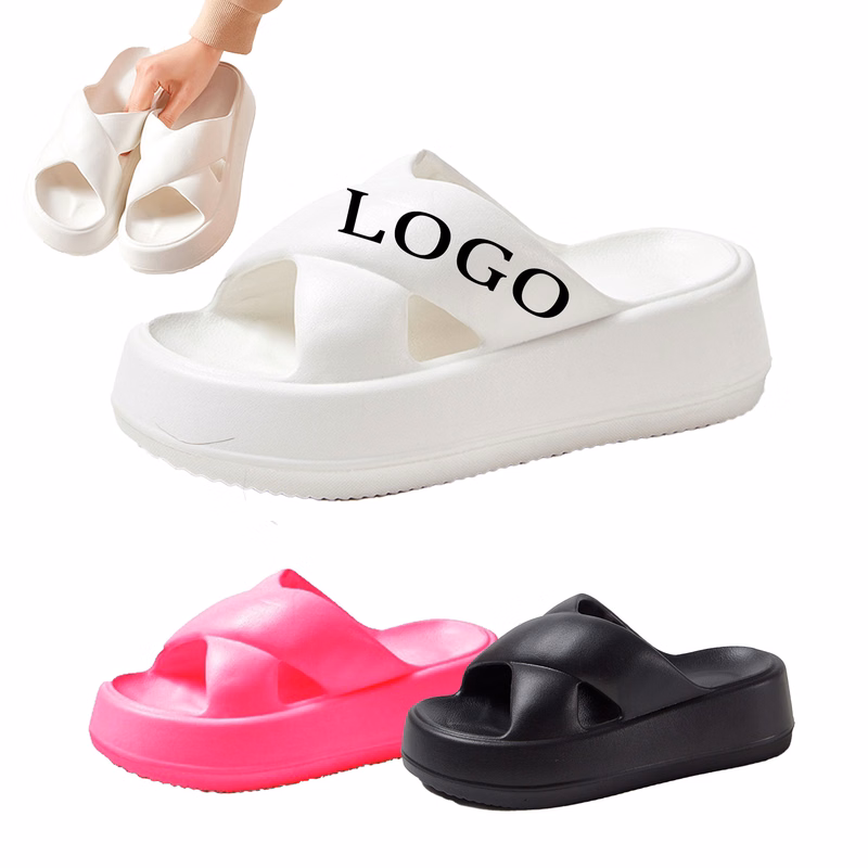 MOQ 50 Thick-Soled Summer Slippers 9"L-10"L (US size 5-8.5)
