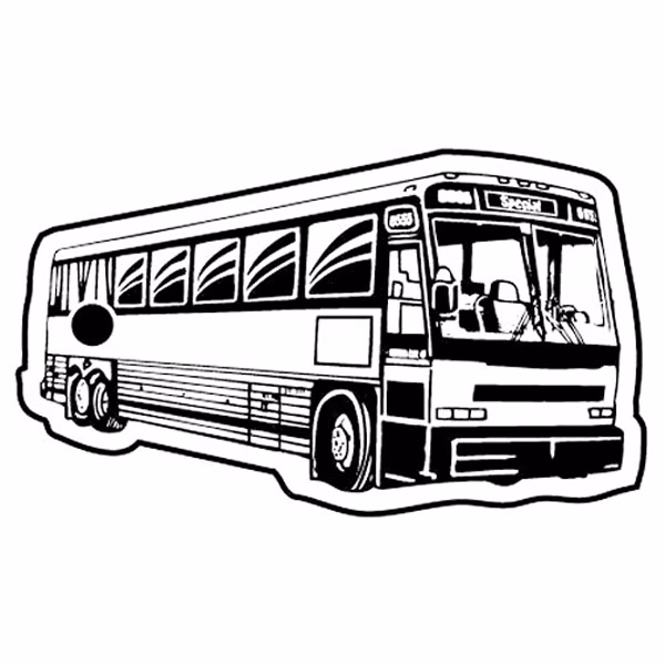 Tour Bus 5 Key Tag (Spot Color)