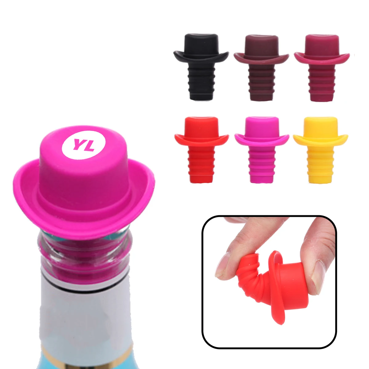 Silicone Wine Plug 1