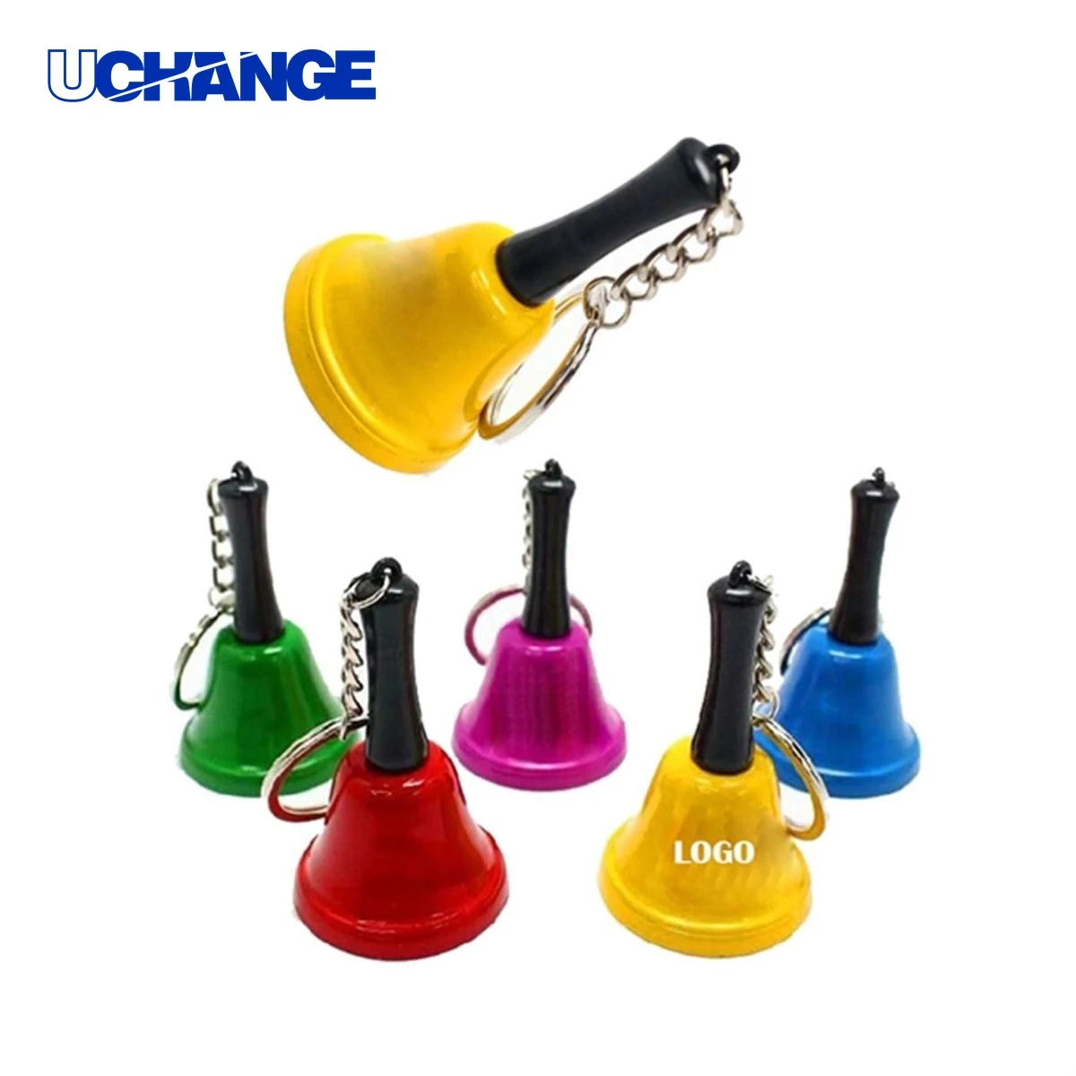 Cowbell Call Bell Keychain 1