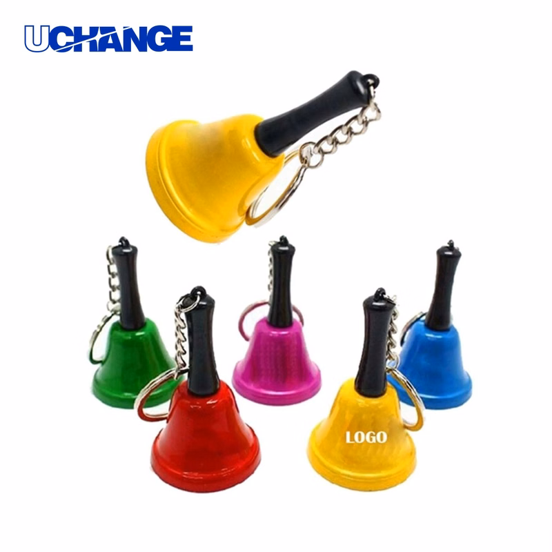 Cowbell Call Bell Keychain