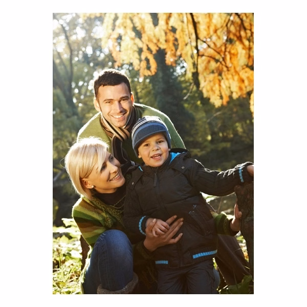 Vertical Full Custom Deluxe Holiday Photo Card