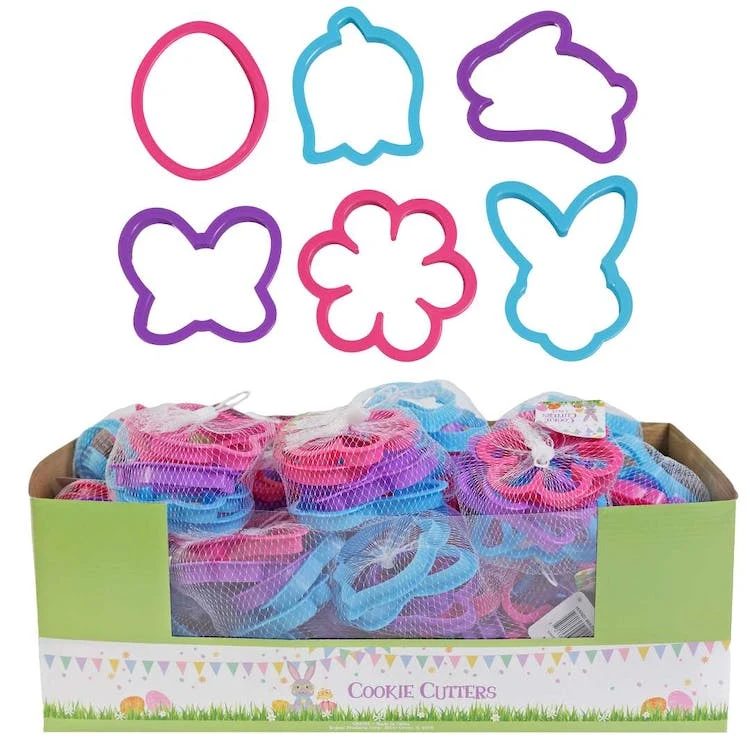 Easter/Spring Cookie Cutters - 6 per Pack 1