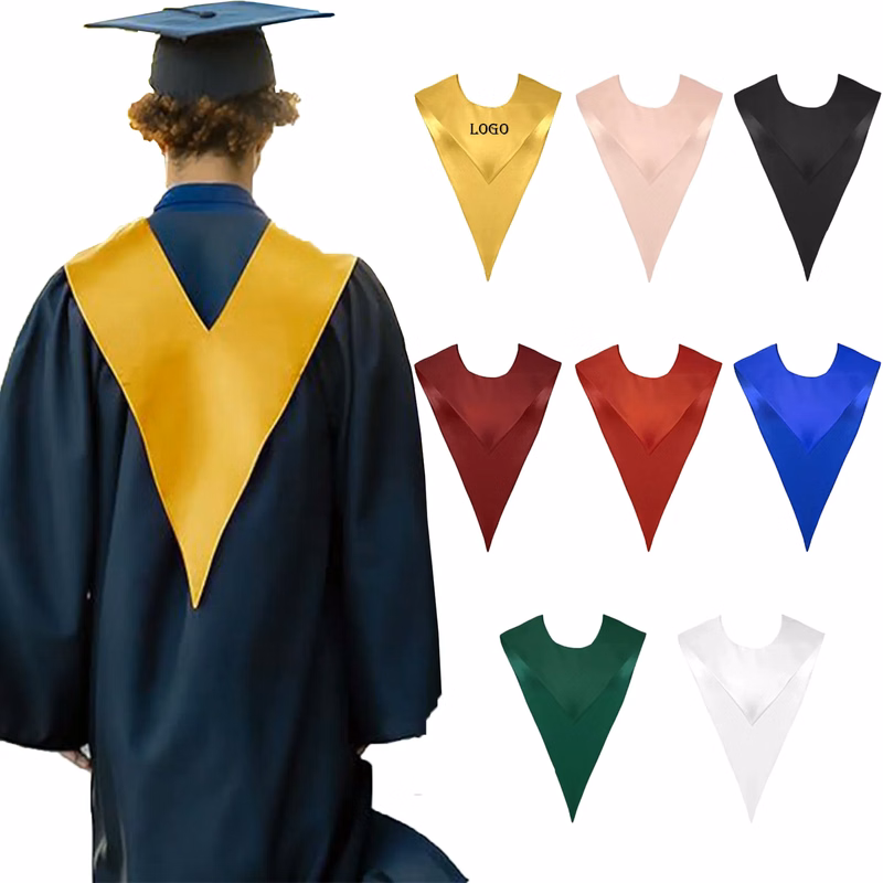 MOQ 20 Unisex V-Shaped Honor Stole