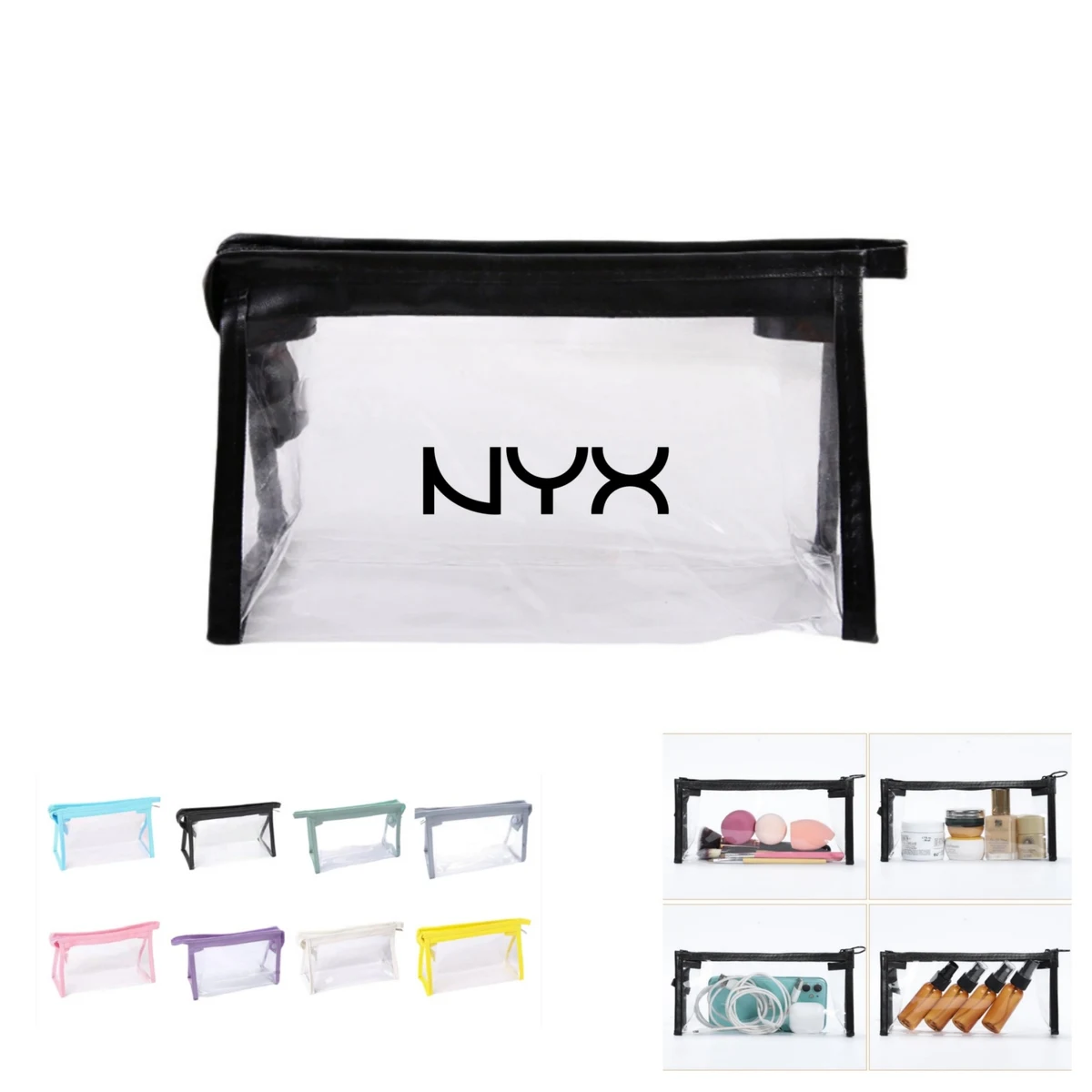 Clear Cosmetic Bag Pencil Pouch 1
