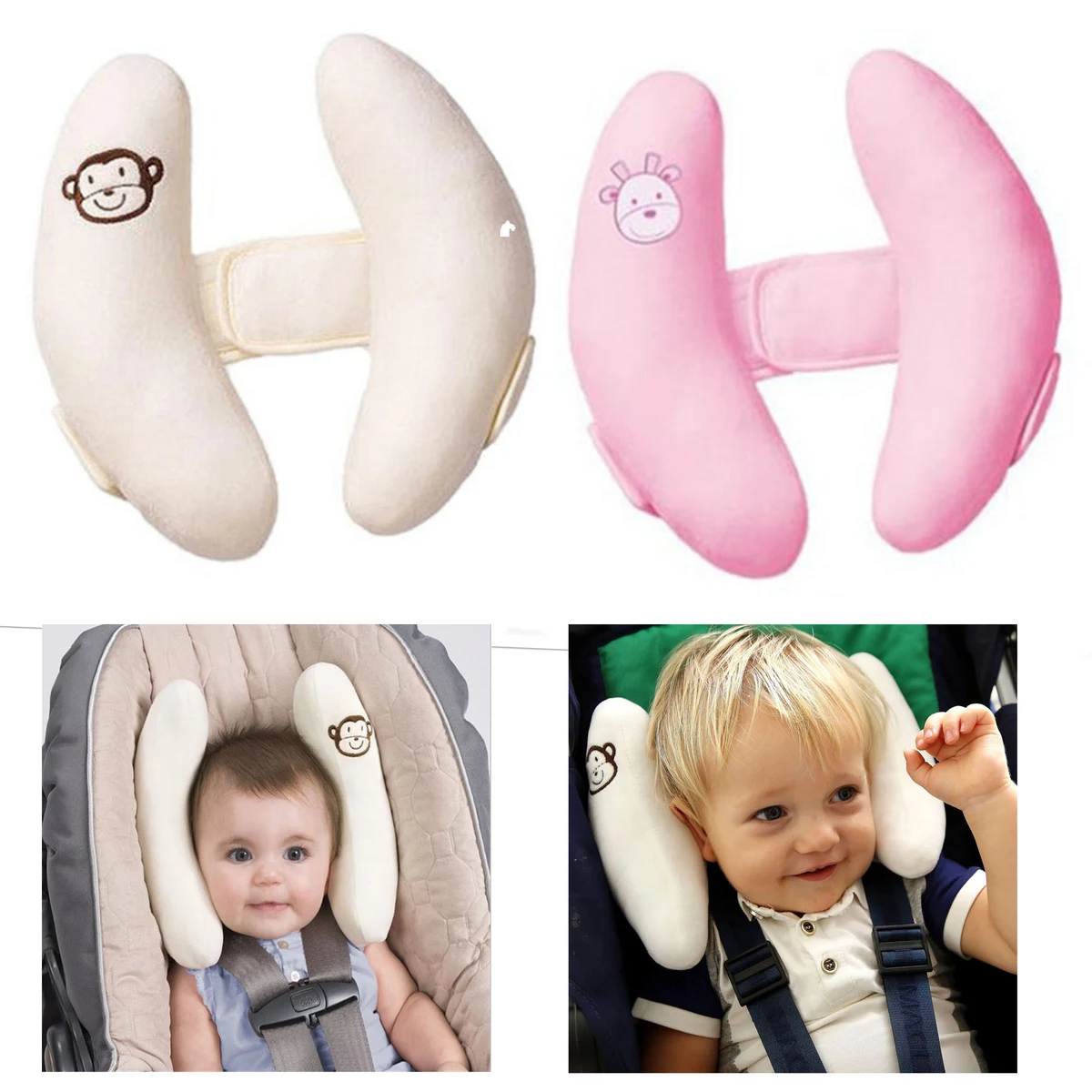 Adjustable Baby Soft Head Neck Support 1