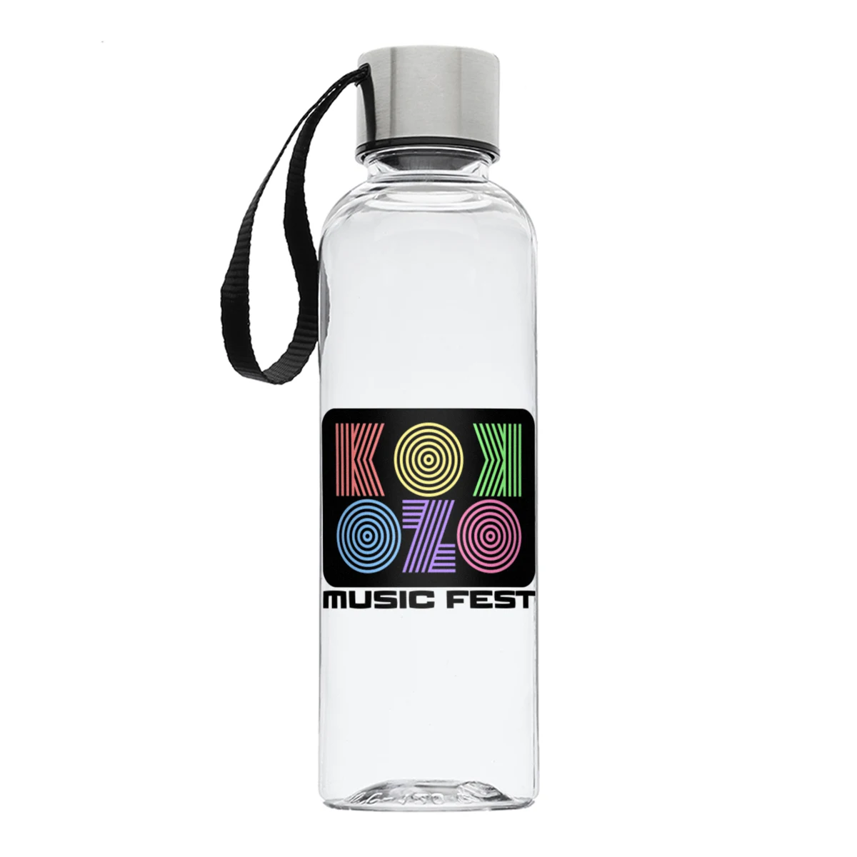 17 oz. Ostia Plastic Water Bottle (Full Color Imprint) 1