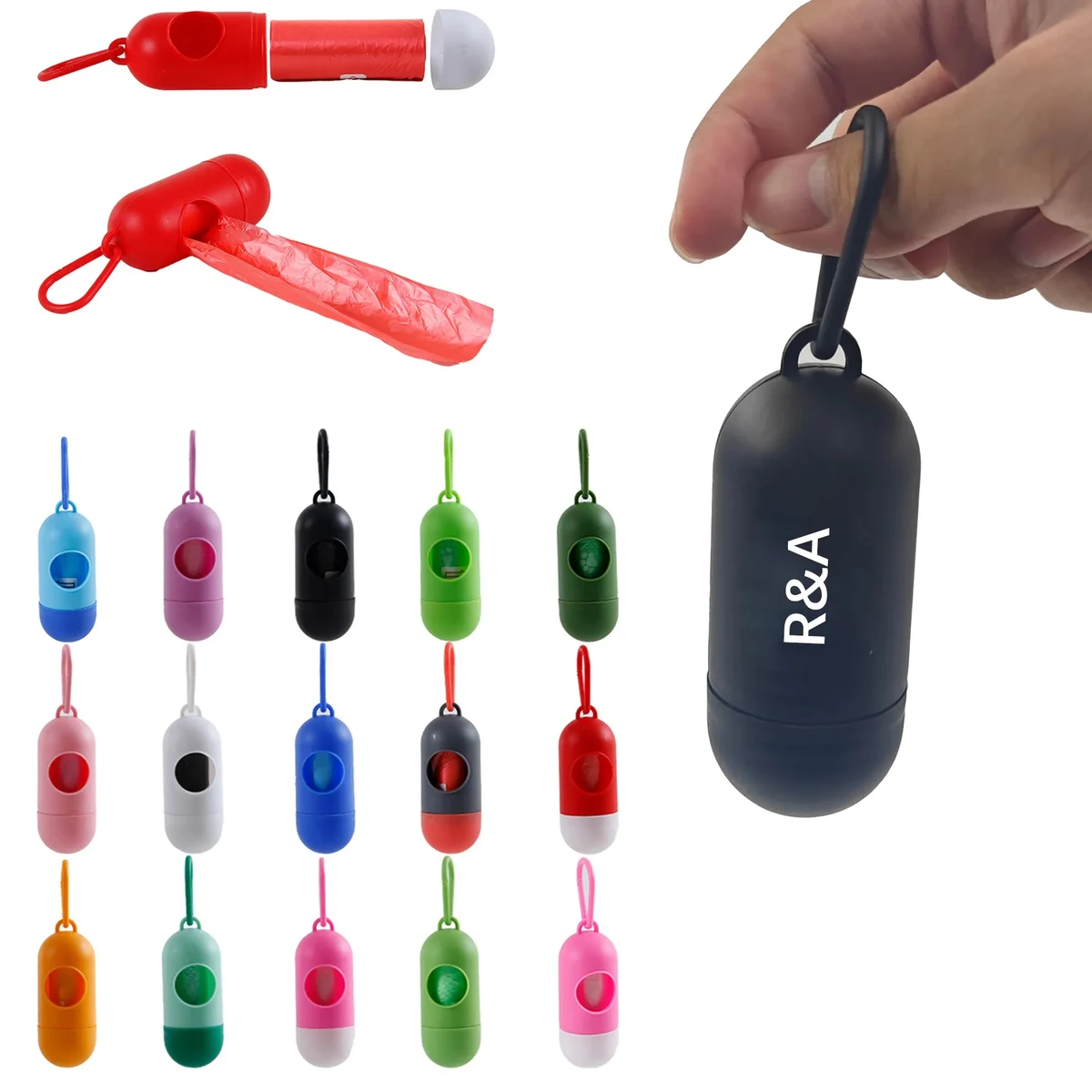 Pet Dog Poop Bags with Dispenser 1