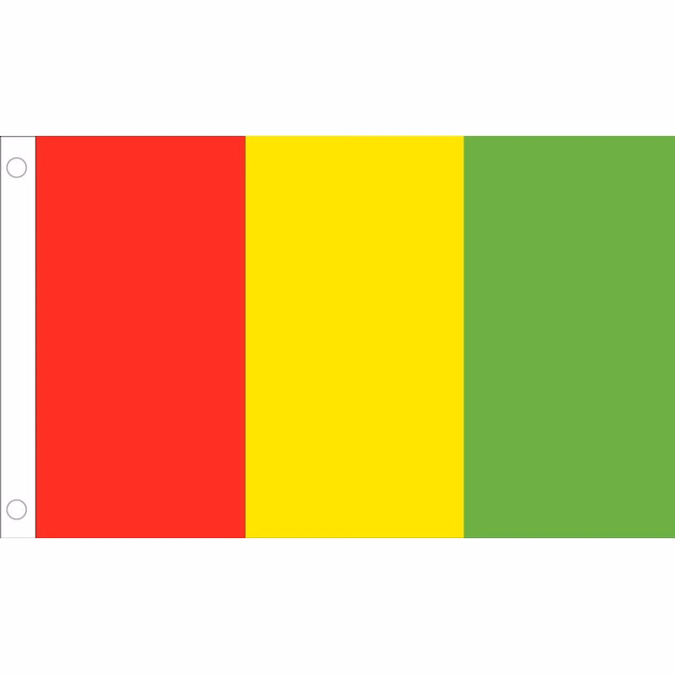 Guinea Flag - 2' x 3' - Nylon